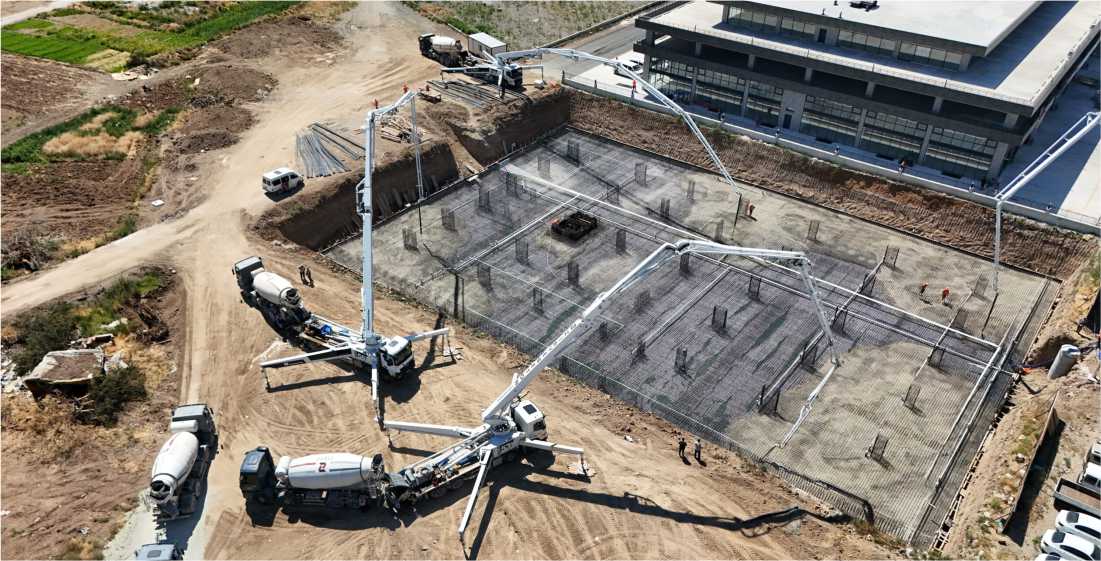 Konya şantiye drone takibi